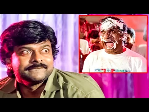 వీళ్ళ దెబ్బకి నవ్వి నవ్వి పొట్ట పగిలేలా ఉంది🥴🤪| Chiranjeevi - Brahmanandam Comedy Scene | VolgaMovie