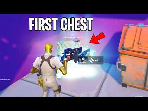 I Found The RAREST First Chest In Fortnite Reload
