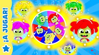 Ruleta de Colores! 🌈 MINITUNS 💚 CANCIONES 🎵 VIDEOS PARA NIÑOS
