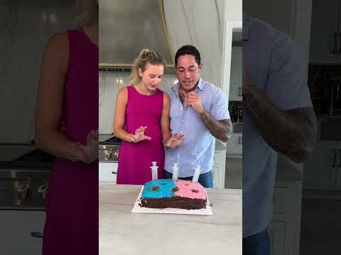 UNEXPECTED Syringe Gender Reveal!😱💉 #shorts #couples
