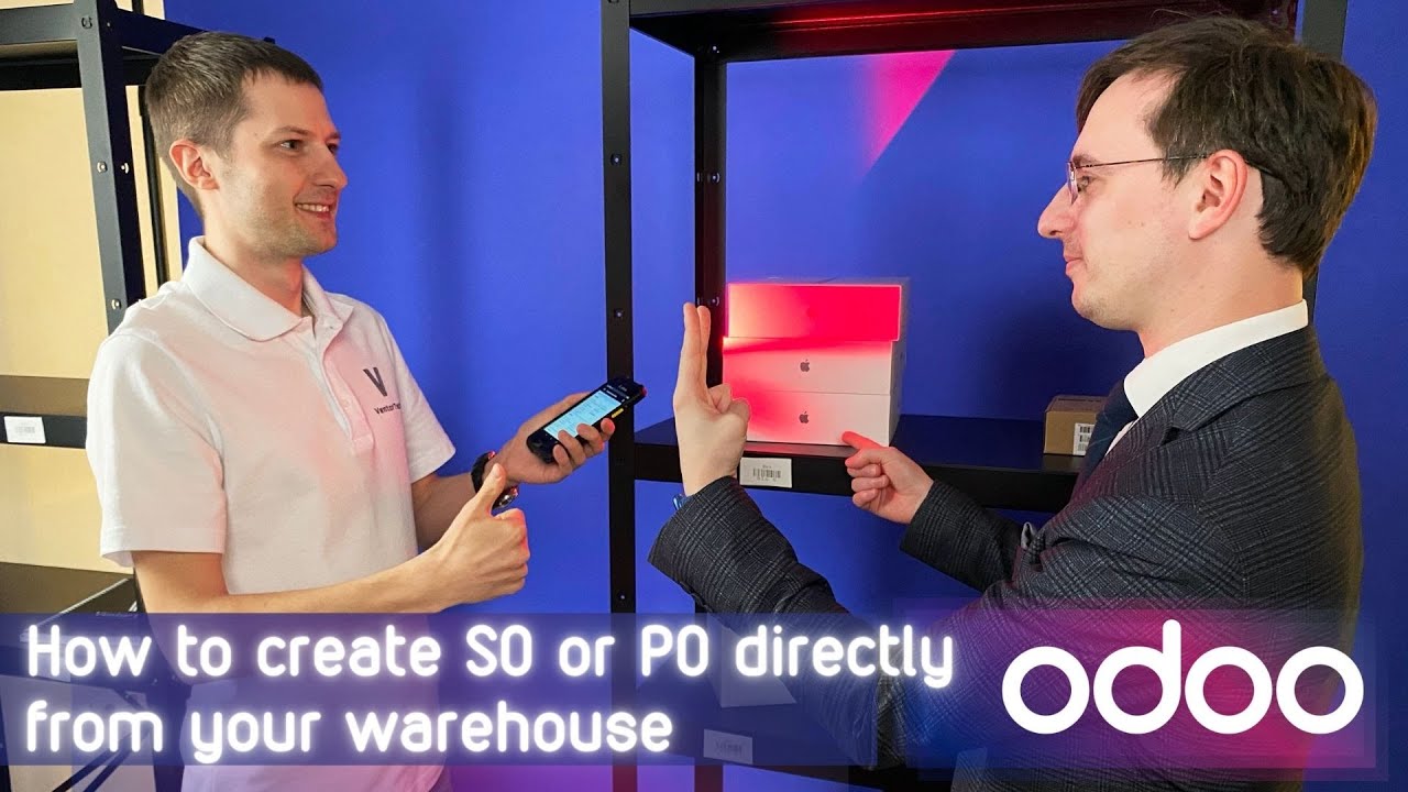 Сreate sales and purchase orders in Odoo directly from the warehouse via a barcode scanner | Ventor | 02.06.2022

Wholesalers often allow customers to walk through the warehouse or shop and choose what to buy. In this video, we will show ...