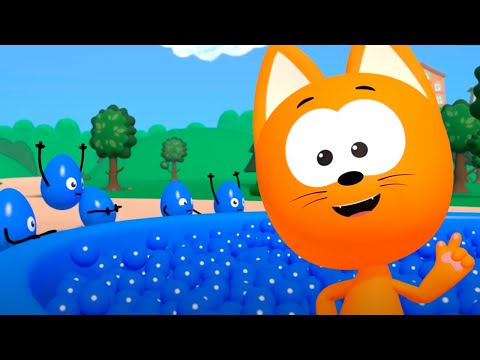Котенок Котэ - Kote Kitty 🍦 Learn colors with Balloons and Surprise Eggs | बच्चों के लिए कार्टून