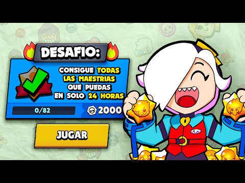 ¿CONSEGUIRÉ En SOLO UN DÍA las MAESTRÍAS de mis MAINS en BRAWL STARS?