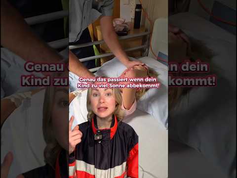 🚨SONNENSTICH - Vorsicht bei diesem Symptom! ☀️😩 #erstehilfe