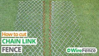 Video How to cut chain link fence (2 METHODS)