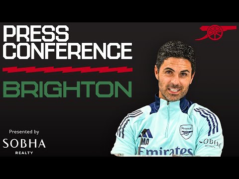 PRESS CONFERENCE | Mikel Arteta previews Brighton & Hove Albion | The title race, team news and more