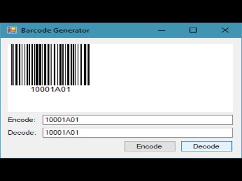 C# Tutorial - Generate Barcode C# .NET | FoxLearn