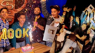 SILVER PLAY BUTTON UNBOXING || 100K Subscribers Completed || My First Vlog