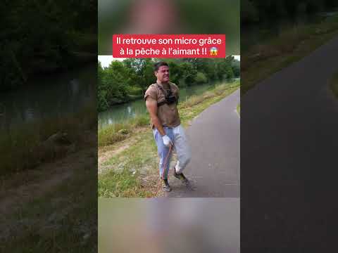 Cet aimant est surpuissant ! 😱 #peche #chance #aimant
