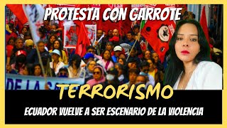 #envivo  PROTESTA CON GARROTE/ LA VOZ DEL PUEBLO