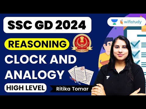 Clock and Analogy | Reasoning | High Level | SSC GD 2024 | Ritika Tomar