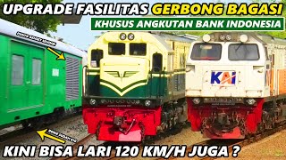 KERETA ANGKUTAN UANG KINI DIPASANG GENSET SENDIRI !! Hunting Kereta Api Bagasi Khusus Bank Indonesia