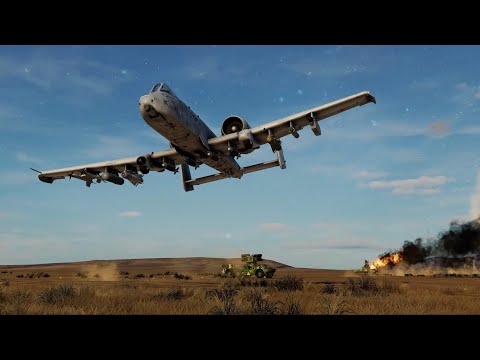 A-10 Warthog Low Strafing | SWEET Combat Shots | DCS | 4K #dcs #a10  #dcsworld #military #warthog