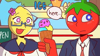 Ms Lemons Meets Mr Tomato BUT WITH A TWIST | Ice Cream Secret