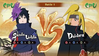 Sasuke vs Deidara