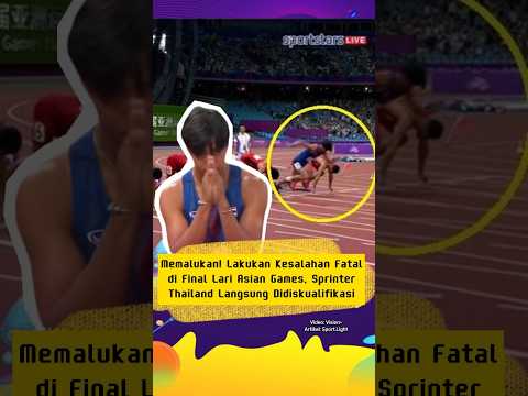 Walah Bang, Belum dikasih Aba-aba kok udah lari duluan #asiangames #lari #Olahraga #trending