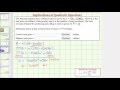 Quadratic and Revenue Function Concepts