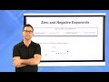Exploring Zero and Negative Exponents