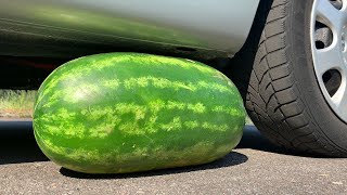 WATERMELON COCA COLA BALLOON VS CAR, Coca Cola Zero, PowerAde,Fanta,Sprite,Fruko and Mentos Diff Und