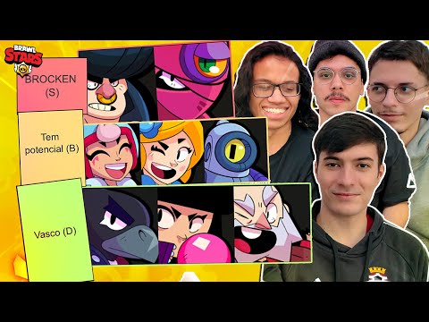 PRO PLAYERS da CASA BRAWL CRIANDO uma TIERLIST do META ATUAL! 🔥 *CROW VASCO?*