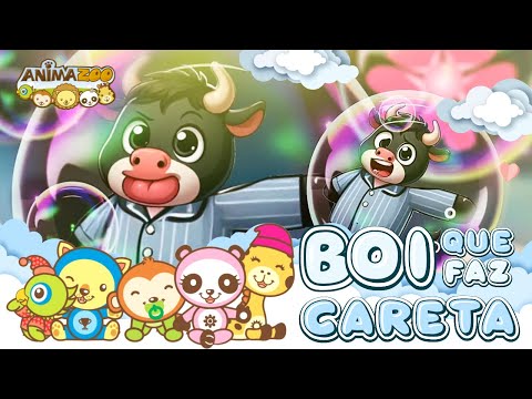 BOI DA CARA PRETA | Boi que faz Caretas 🐮 | Animazoo | Vídeo Infantil Musical ‪