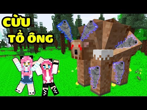 PANDA THỬ THÁCH TIÊU DIỆT QUÁI VẬT CỪU TỔ ONG TRONG MINECRAFT*NẾU PANDA SỞ HỮU CỪU HỒNG CHÍNH CHẮN