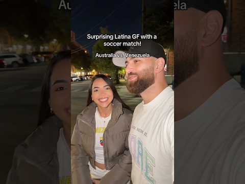 Surprised her! Empty stadium but her heart was full ❤️ #couplecomedy #latina #texas #couplegoal