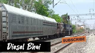 🚆🚂Legend Diesel Engine with Tricolour Coach #indianrailways#railway#shortsvideo#trending#train#viral