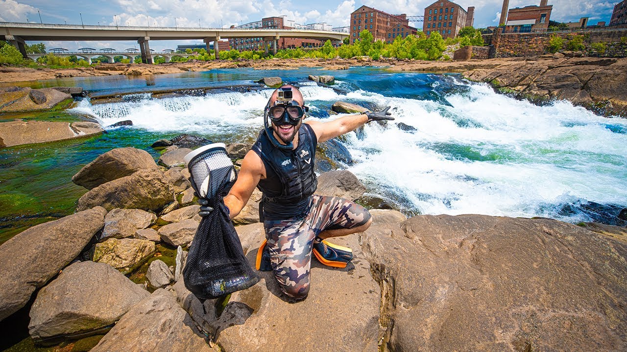 Urban Treasure Hunting In OLD Unexplored Waterfalls!