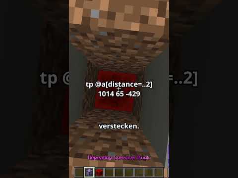 Unendlich großes Labyrinth in Minecraft mit dem Teleport Command