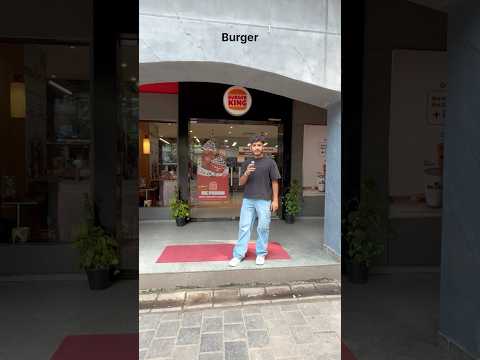 Burger King 🤴 VS Burger Singh 👳‍♀️! #ytshorts #viral #food #burgerking