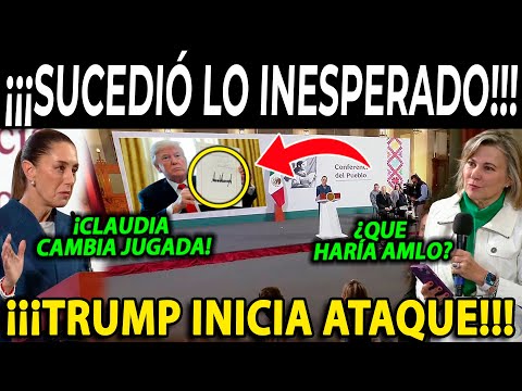 BOMBAZOOO!! TRUMP INICIA AT4QUE VS MÉXICO ¡CLAUDIA CAMBIA LA JUGADA!