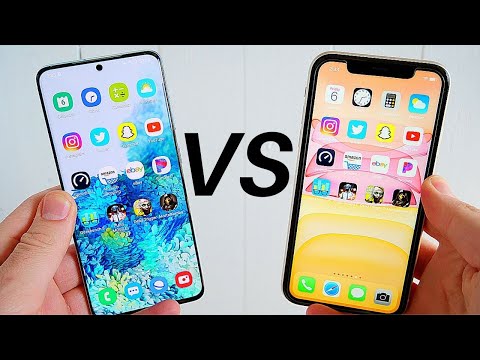 Galaxy S20 vs iPhone 11 Speed Test!
