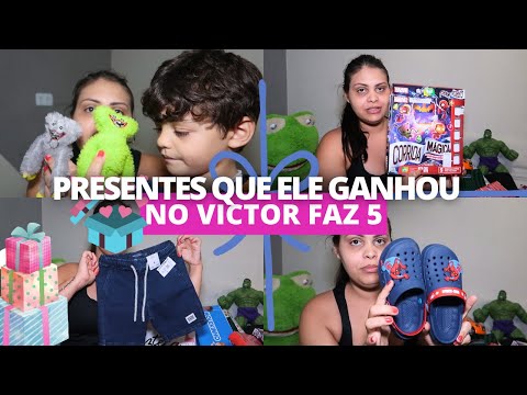 TUDO QUE VICTOR GANHOU NO ANIVERSÁRIO DELE DE 5 ANOS