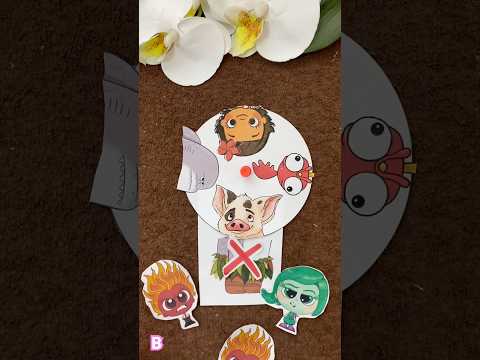 Cabezas erradas MOANA 2 #song #art #videosparaniños #burrikiki