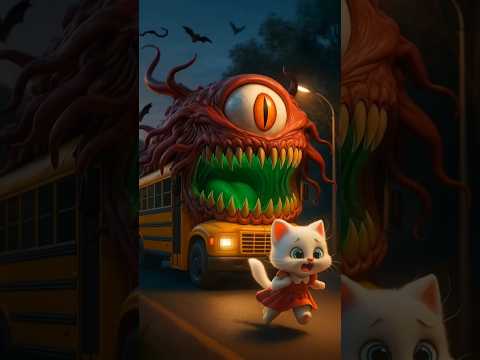PAPAI GATO salva GATINHA de Ônibus fantasma.  #gatos #cats