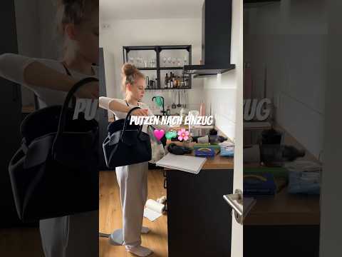 Endlich in der neuen Wohnung 🥹🩷 #putzmotivation #cleantok #cleaning