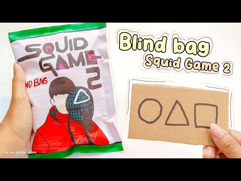 DIY SQUID GAME BLIND BAG  2❗ISINYA ADA APA AJA YAAA⁉️ #squidgame #unboxing #blindbag