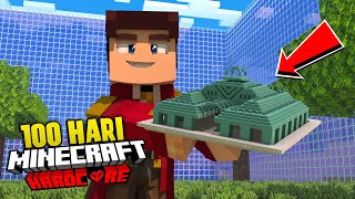 100 Hari Minecraft Hardcore tapi di Ocean Only dan bikin MEGA-BASE tapi,
