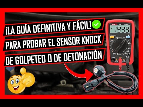 🔥 Como PROBAR El SENSOR De GOLPETEO Con Multímetro Fácil y RÁPIDO ✅(KNOCK SENSOR KS)