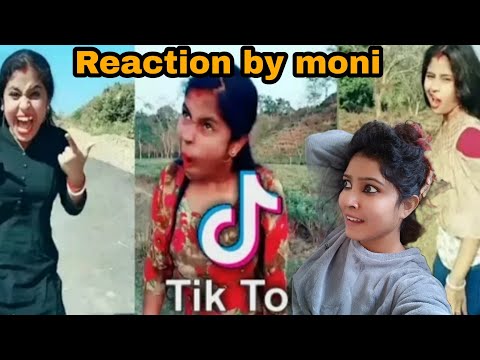 টিকটক স্টারের পাগলামো | Reaction by Moni| Diya Nug funny tiktok video |