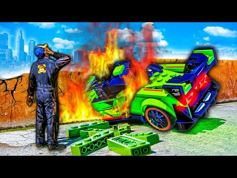 I Crashed all LEGO Cars in GTA 5! It wasn't my fault...