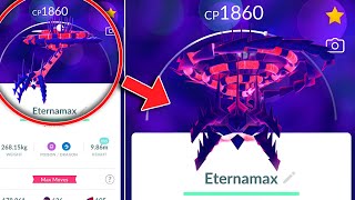 Caught Gigantamax ETERNAMAX from raid in pokemon go.