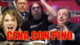 Draghi aggredito dai coriandoli - Pino Scotto