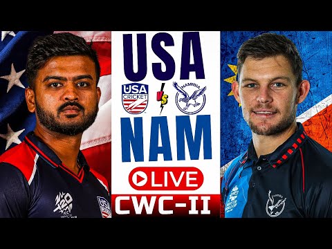 USA vs Namibia live, 49th Match | USA vs NAM live | live cricket match today | Cricket live