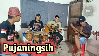 Pujaningsih cover pengamen jalur bebas dangdut koplo akustik