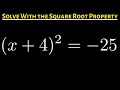 Square Root Property and Imaginary Numbers
