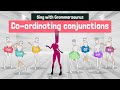 Exploring Co-ordinating Conjunctions with Grammarsaurus