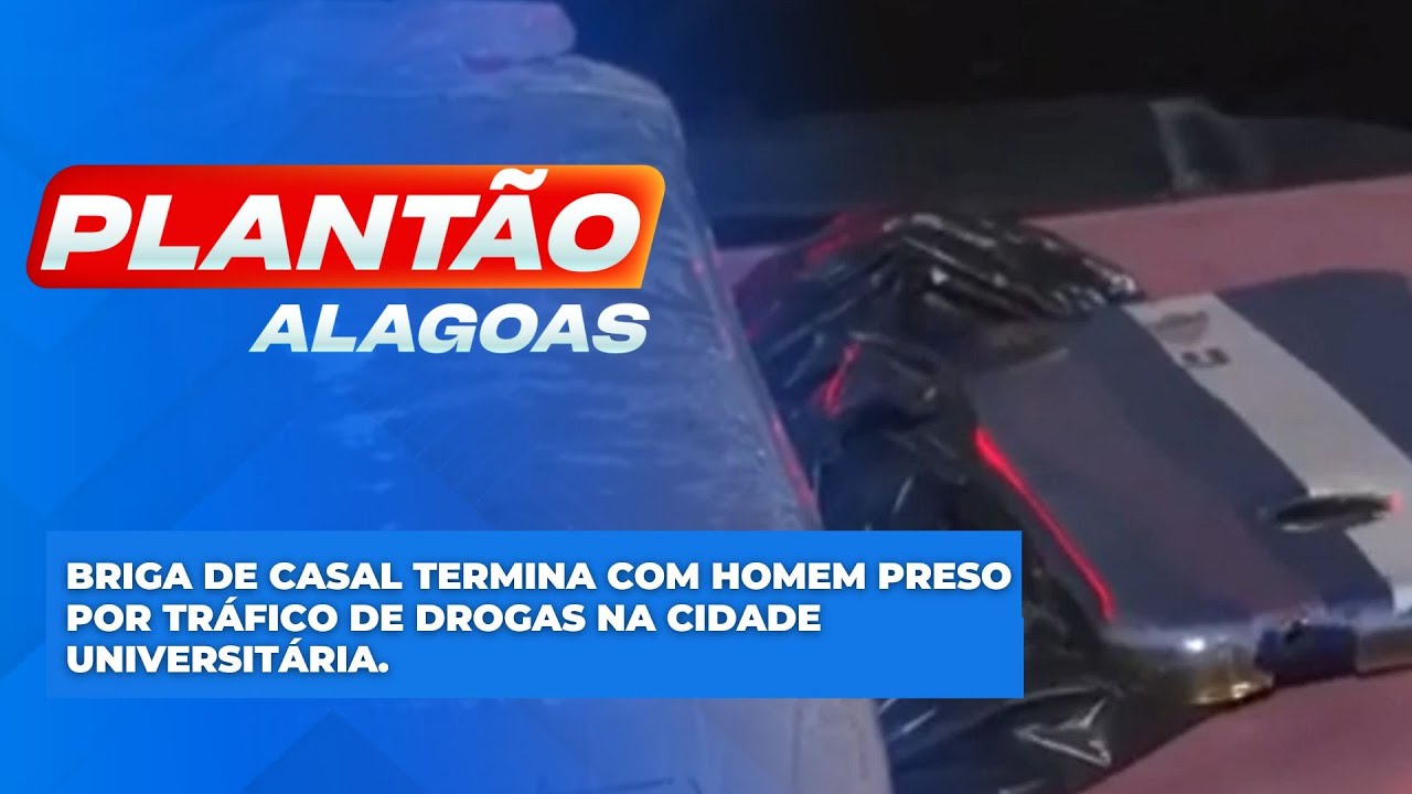 Briga de casal termina com homem preso por tr&aacute;fico de drogas na Cidade Universit&aacute;ria.