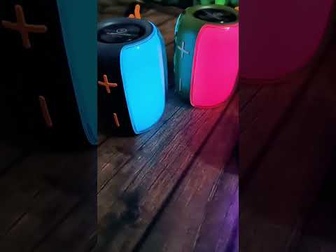 Caixa De Som Bluetooth Led KA-8822 A Prova Dagua